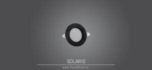 سولاریس ۷ وات بدنه مشکی دايره اي