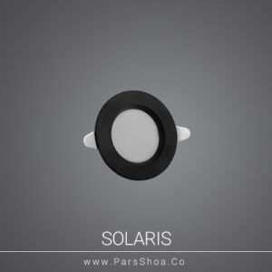 سولاریس ۷ وات بدنه مشکی دايره اي